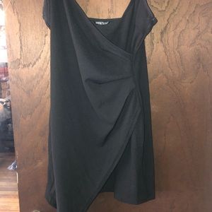 Short black dress from SHEIN, beautiful material.
